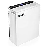 Levoit Luftreiniger für Zuhause 48m² mit True HEPA Filter, 1-12H Timer, Auto-Modus, Luftqualitätsmonitor, Anzeige Aus, Leiser Luftfilter für Allergien, Staub, Rauch, Haustiere, Pollen, Kochgeruch,