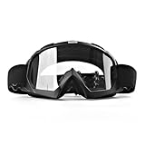 BIBIRE Motorradbrille, Motocross Brille Dirt Bike Off-Road Mtb Brille, Anti Fog UV Schutzbrille Staubdichte Oneal Brille für Motocross Fullface Helm, geeignet für Rennen, Skifahren, Klettern