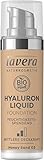 lavera Hyaluron Liquid Foundation - Honey Sand 03 - Make-Up Grundierung mit Bio-Mandelöl - intensive Feuchtigkeit - natürlicher Teint- Naturkosmetik - vegan - Bio (1 x 30 ml)