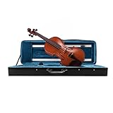 Geigenkasten Geigenkoffer Mit Rucksackrieme 4/4 Schwebelagerung Geige Koffer Violine Case Violinenkoffer Tragtasche Koffer für Ideal Geschenk