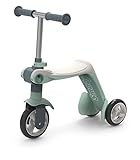 Smoby Toys - Switch Roller für Kinder mit 3 Rädern - 2-in-1 Laufrad & Dreirad-Scooter mit höhenverstellbarem Lenker - ab 18 Monate bis 3 Jahre