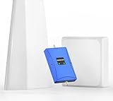 ORBOCOM Handy Mobilfunk Signalverstärker 800/2600Mhz Bänder 20/7 5G 4G 3G GSM LTE Repeater für Home Office Mobilfunk Verstärker Unterstützt O2, T-Mobil Vodafone