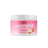 GymQueen Flavy Powder 250g, Geschmackspulver Vanille-Zimt, kalorienarm, Flavour Powder zum Süßen, Backen und Verfeinern von Lebensmitteln, reich an Ballaststoffen