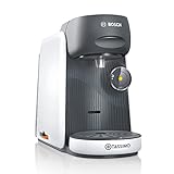 Bosch Tassimo finesse Kapselmaschine TAS16B4, über 70 Getränke, intensiverer Kaffee auf Kopfdruck, Abschaltautomatik, perfekt dosiert, platzsparend, 1400 W, weiß