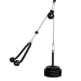 Athler Agile 20 | Multifunktionaler oberer und unterer Kabelzug | Heim-Fitnessgerät für Krafttraining | Kompakter Seilzugturm | Maximale Belastung 155 kg | Inklusive Handgelenkstützen
