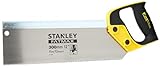 Stanley FatMax Rückensäge (300 mm Länge, 11 Zähne/Inch, verstärkter Rücken, ABS-Kunststoff, ergonomischer Griff) 2-17-199