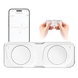 EKG-Gerät, Tragbarer EKG-Monitor, Herzfrequenzmessgerät für den Heimgebrauch, kompatibel mit Smartphones, kein Abonnement erforderlich