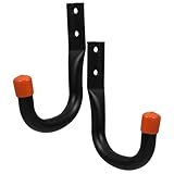 Tofficu 2 Stück Garagenhaken Haken Garagenorganisation Robuster Wandhaken Leiterhaken Fahrrad Wandhalterung Garagen Wand Organizer Decken Lagerregal Leiteraufhänger
