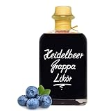 Heidelbeer Grappa Likör 0,5 L Likörspezialität aus Italien 25% Vol
