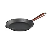 SKEPPSHULT Bratpfanne 24 cm Gusseisen mit Holzgriff - 0240T