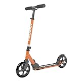 HUDORA Scooter Start 200 I Stabiler Aluminium-Roller I Höhenverstellbarer & zusammenklappbarer Cityroller I Kinder- & Erwachsenenroller für bis zu 100kg I Solider Tretroller mit Ständer