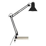 BRILLIANT Lampe, Hobby Schreibtischklemmleuchte schwarz, Metall, 1x A60, E27, 40W,Normallampen (nicht enthalten)