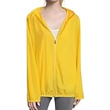 Generisch Dünne Regenjacke Damen Einfarbig Wasserdichte Atmungsaktiv Regenmantel Wasserdicht Sommerjacke Große Größen Windbreaker Softshelljacke Gefüttert Regenjacke Damen Wasserdicht Atmungsaktiv