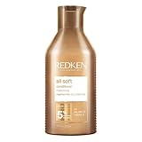 Redken Spülung für trockenes und brüchiges Haar, Belebt und hydratisiert, Mit Fettsäuren, Antioxidantien und Argan-Öl, All Soft Conditioner, 1 x 300 ml