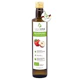 GreatVita Bio Apfelessig, naturtrüb & ungefiltert mit Essigmutter, 500 ml