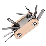 Fahrrad-Reparaturwerkzeuge, kompaktes 8-in-1-Multifunktions-Werkzeug-Set, tragbares Rennrad-/Mountainbike-Wartungsset, langlebiges Fahrrad-Zubehör, esental Reit-Reparatur-Set für Outdoor-Radfahren