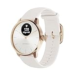 Withings ScanWatch Light – Hybrid Smartwatch, 24/7 Herzüberwachung, Aktivitätstracking, Zyklusverfolgung, Schlafüberwachung, Connected GPS, 30 Tage Akkulaufzeit, Android & Apple kompatibel