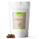 Chaga Pilz Brocken Stücke für Tee | 100 g aus Wildsammlung - Dorado Superfoods ® | frei von Zusätzen