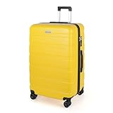 TAN.TOMI Koffer, Hartschalenkoffer, Koffer & Trolleys, Rollkoffer Reisekoffer Handgepäck, Suitcase Koffer mit Passwortsperre und 4 Rollen(Mango)