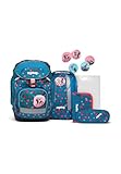 ergobag Pack Set ergonomischer Schulrucksack, Schulranzen, Vorgänger-Kollektion, flexibel 6-teilig 1.Klasse Grundschule