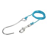 Tauchhaken, Tauchen Riff Drift Haken mit Schnur und Edelstahlclip für Unterwasserfotografie Kameras und Tauchlichter