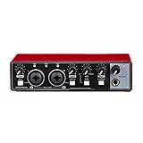 Qtynudy 1 PCS Soundkarte Studio Record USB Audio Professional Interface Sound Equipment für Recording Red