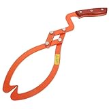 Operitacx Manueller Hebeblock für Holzklammer mit Ergonomischem Griff Verschleißfest und Multifunktional für Transportieren von Holzblöcken