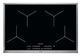 AEG IAE84411XB Autarkes Kochfeld / Induktion / Serie 7000 mit SenseBoil® / Hob²Hood / Slider-Bedienung / 80 cm / Edelstahlrahmen / 4 Kochzonen / Powerfunktion / Kindersicherung