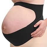 OUGPIU Bauchgurt Schwangerschaft,3D Support Ergonomie Schwangerschaftsgurt Bauch,Unsichtbarer & Atmungsaktiv Schwangerschaftsgürtel für Rücken,Bauch und Taille (XL)