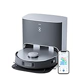 ECOVACS DEEBOT X1 PLUS Staubsaugerroboter mit Wischfunktion und automatischer Absaugstation, 5000pa Saugleistung, 3D-Hindernisvermeidung, Jacob Jansen Design, 5200mAh Batterie, Yiko Sprachassistenten