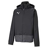 PUMA Jungen Teamgoal 23 Training Rain Regenjacke, Puma Black-Asphalt, 152 EU