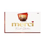 merci Finest Selection Große Vielfalt – 1 x 400g – Gefüllte und nicht gefüllte Schokoladen-Spezialitäten