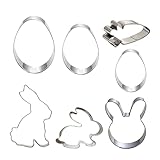 VALICLUD 7 Stück Teiliges Set Ostern Ausstechformen aus DIY Keksformen für Kreative Backprojekte Geeignet für Zuhause und Professionelle Bäckereien