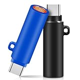 Feuerzeug Elektrisch, 2 Stück USB Feuerzeug, 4.2cm Elektrisches Wiederaufladbares Stabfeuerzeug, lichtbogen feuerzeug, Winddicht, Flammenlos Klein Tragbar, Plug-and-Play(Schwarz und Blau)