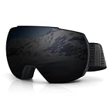 DUDUKING Skibrille Snowboard Brille für Herren Damen Erwachsene Jugendliche,Skibrillen OTG UV-Schutz Kompatibler Helm Anti Fog Skibrillen Sphärisch Verspiegelt