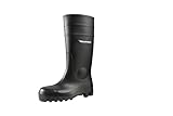 Dunlop Protective Footwear Unisex-Erwachsene Protomastor Full Safety Gummistiefel, Schwarz, 45 EU