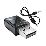 Kabelloser Adapter, 5.0 Wireless-Dongle, Computer-TV-Empfänger, Plug-and-Play, 2-in-1-USB-Sender für Kopfhörer, Lautsprecher