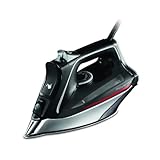 Rowenta DW8210D1 Dampfbügeleisen, Microsteam 400 Soleplate 2 m, 200 g/min, Schwarz, Rot, 50 g/min