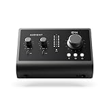 Audient Audiointerface iD14 MKII, 2 Class-A Mikrofonvorverstärkern (High Performance USB-Audiointerface, USB-C Anschluss, Monitor Mix und Monitor Panning Funktion, 2 Kopfhörerausgänge), iD MKII
