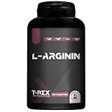 T-Rex Integratori L-Arginin 1000 mg hochdosiert, 100 Tabletten reines Arginin HCl | Nahrungsergänzungsmittel für Sportler, leistungsstarker Pre-Workout.