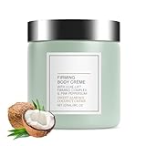 GNHG Straffende Körpercreme Für Frauen,Feuchtigkeitscreme Mit,Anti-Aging Body Lotion Für Beine,Arme & Bauch,Feuchtigkeitsspendende Cellulite Creme (Mandel-Kokosnuss)