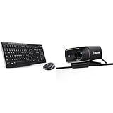 Logitech MK270 Kabelloses Set & Elgato Facecam MK.2 – Erstklassige Full-HD-Webcam