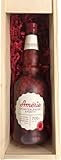 Amérie Münsterländer Aperitif 700ml 16% vol. – Fruchtiger Himbeerlikör in stilvoller Holzbox – Original aus der Feinbrennerei Sasse –
