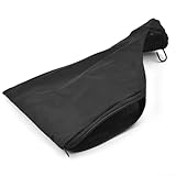 Einfach zu bedienende Staubschutztasche für 255 Gehrungssäge-Bandschleifteile, Schwarz