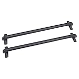 Dachträger Universal 100cm, Aluminium Relingträger für offene Reling, Tragfähigkeit bis 75 kg, für geschlossene & bündige Reling, Top-Performance Relingträger für Ihr Auto