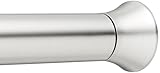 Amazon Basics Verstellbare Duschvorhang-Spannstange, 61 bis 91 cm, Nickel