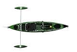 Tahe Marine Kajak Fit 132 SOT PE Deluxe Angler Sit on Top Kajak Angelkajak, Farbe:Camouflage, Zubehör:Mit Steuer/Deluxe Seat/Angler