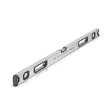 STAHLWERK Wasserwaage W-800 ST aus Aluminium mit 800 mm Länge magnetische Richtwaage | Magnet-Wasserwaage | Aluminium-Wasserwaage