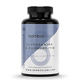 Bamboo Labs - Glucosamin Gelenkkapseln mit Chondroitin, MSM, Boswellia, Harpagophytum und Vitamin C | Natürlich entzündungshemmend bei Gelenkschmerzen - 120 Arthrose Kapseln
