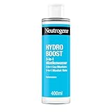 Neutrogena Hydro Boost Mizellenwasser, effektive Gesichtsreinigung mit Hyaluronsäure, sanfter Make-Up Entferner, feuchtigkeitsspendendes Mizellen Reinigungswasser für alle Hauttypen (400 ml)